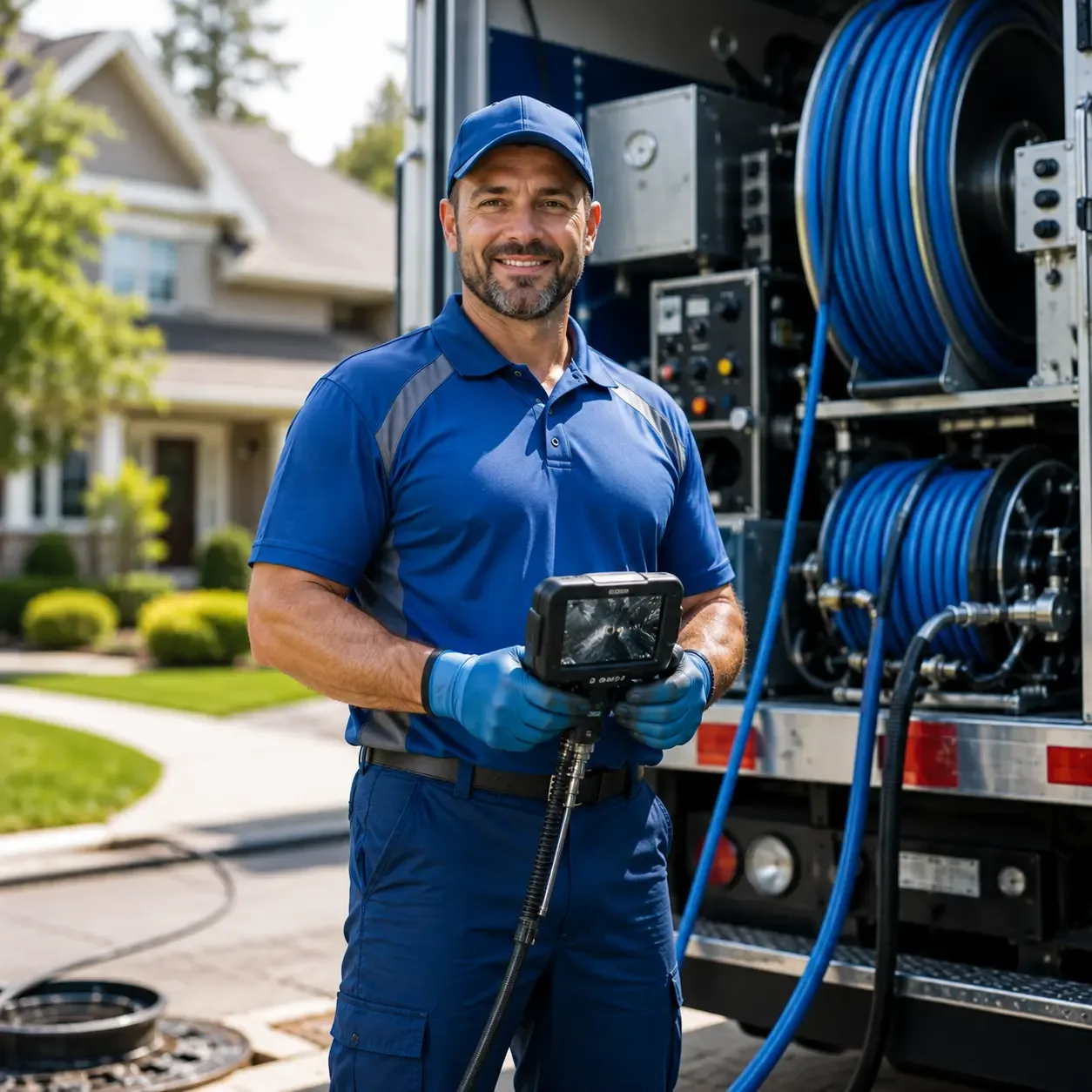 Local outdoor drain cleaning specialists in Helm, CA
